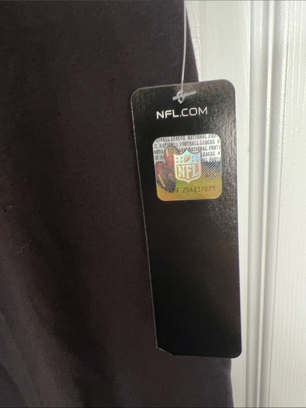 NFL Kansas City Chiefs Black Short-Sleeve Graphic Tee with Red & Gold Lettering - Picture 3 of 4